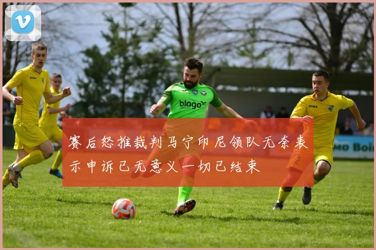 赛后怒推裁判马宁印尼领队无奈表示申诉已无意义一切已结束