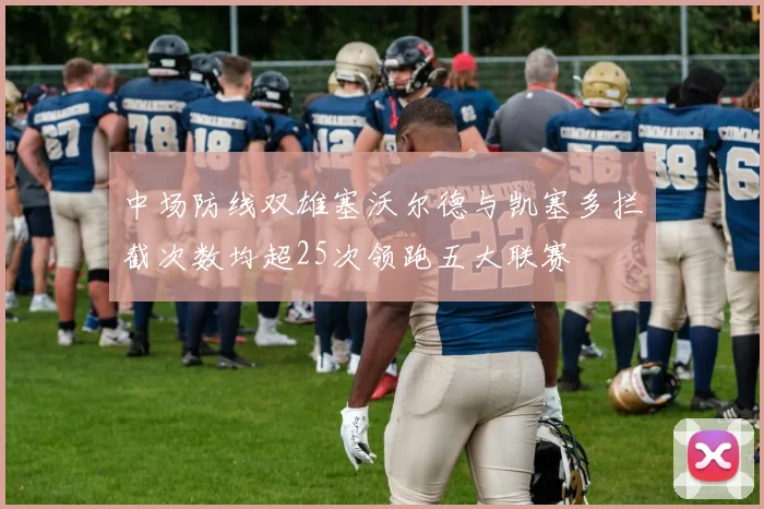 中场防线双雄塞沃尔德与凯塞多拦截次数均超25次领跑五大联赛